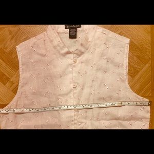 Alexandra Bartlett 100% Linen Sleeveless top XL